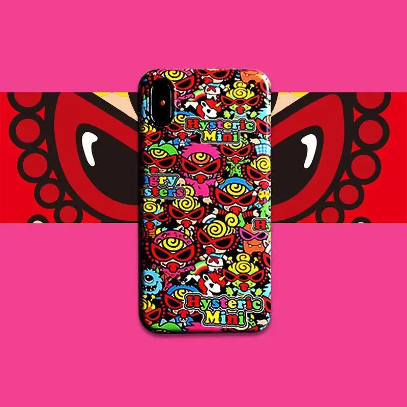 Japan Fashion Tide Pacifier Superman hysteric mini Case for iPhone X Xs Max Xr 8 7 6 6S Plus Matte Soft Silicon Phone Coque |
