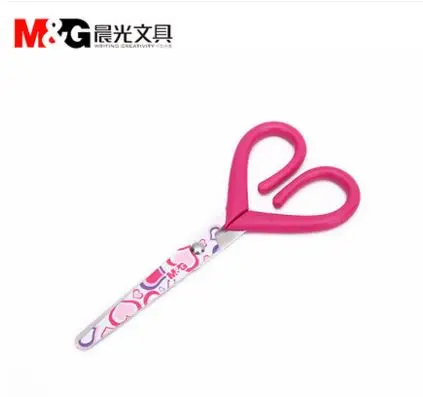 M & G ножницы в форме сердца безопасные для студентов|safety scissors|student scissorsscissor print |