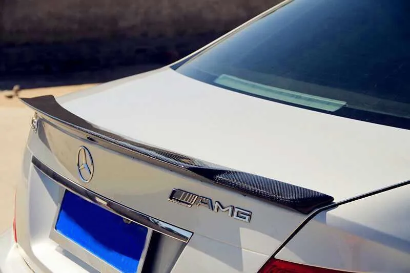 2007- W204 задний багажник спойлер крыло для Mercedes Benz углеродного волокна C74 Стиль