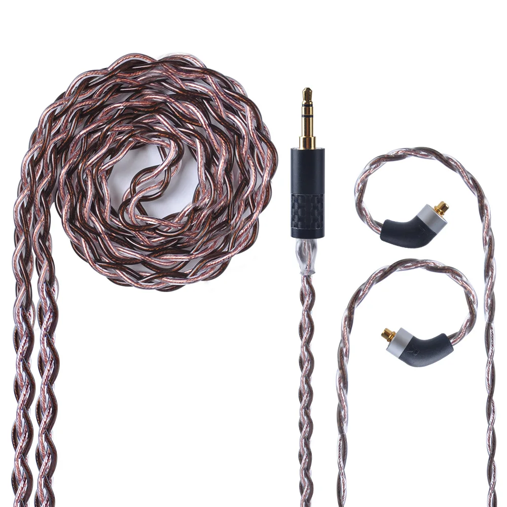UPOCC NEOTECH 26AWG 7N однокристальный медный кабель 2 5/3 5/4 4 мм сбалансированный с MMCX/2