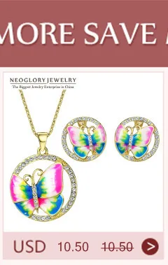 Neoglory, кристаллы, два цвета, африканские бусины, Свадебные Ювелирные наборы для женщин, JS1, украшенные кристаллами Swarovski