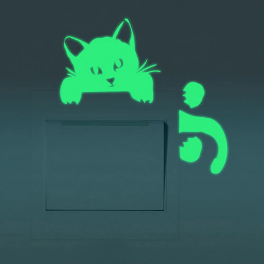 JETTING новинка оптовая продажа светится в темноте декор для ПК телефона наклейки