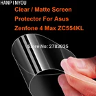 Прозрачная глянцеваяАнтибликовая матовая защитная пленка для экрана (не закаленное стекло) для Asus Zenfone 4 Max ZC554KL 5,5 дюйма