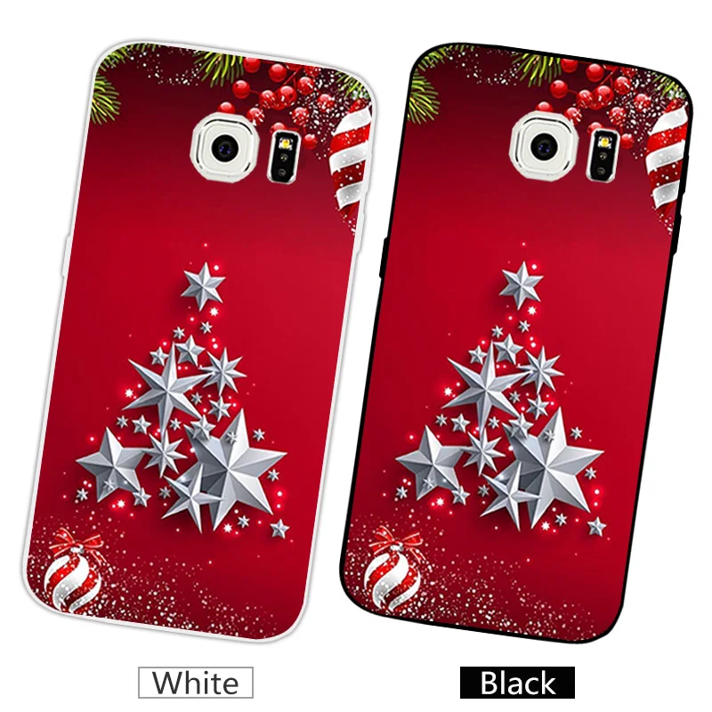 Для Samsung Galaxy S6 Edge Fundas 5 1 &quotдля рождественской ночи Coque чехол для G925 G925F G925H G925i |
