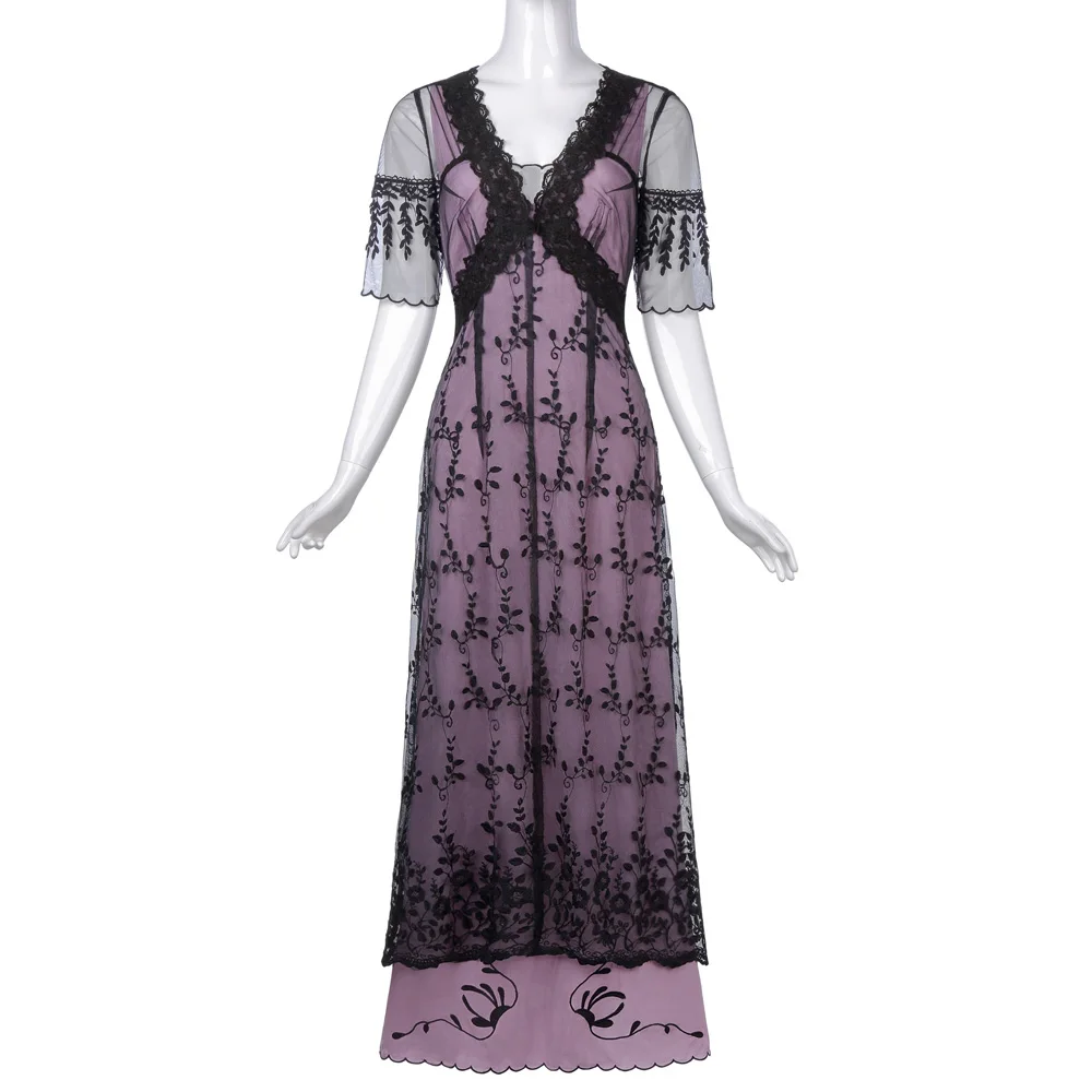 Belle Poque сексуальные женские платья в стиле ретро 40s 50s винтажные викторианском