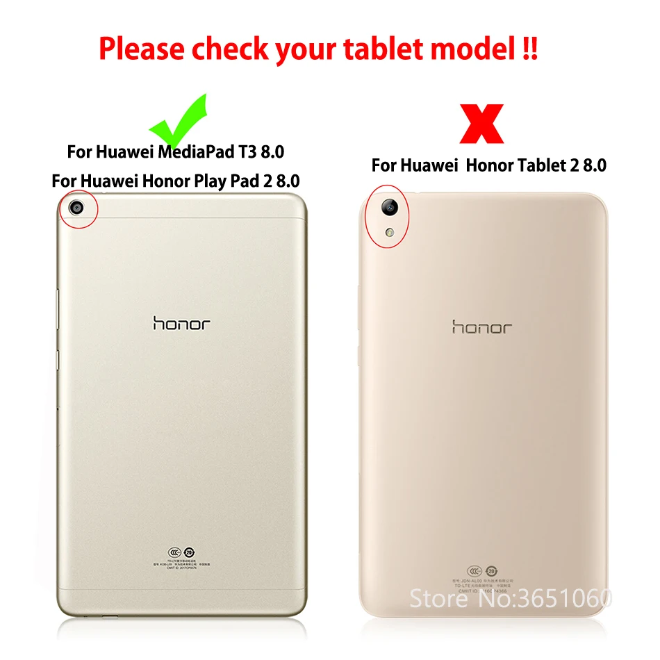 Модный чехол Funda для 2017 Huawei MediaPad T3 8 0 из искусственной кожи с подставкой Honor Play Pad 2