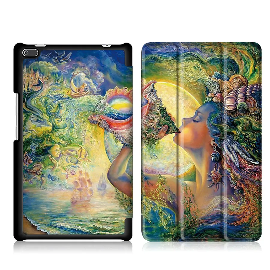 Из искусственной кожи чехол Чехол для lenovo Tab4 Tab 4, 8 TB-8504x TB-8504F TB-8504N TOUCHBeauty TB-850 4, 8 дюймов планшет Funda Чехол-книжка на магните чехол+ Защитная пленка на экран+ подставка для ручек