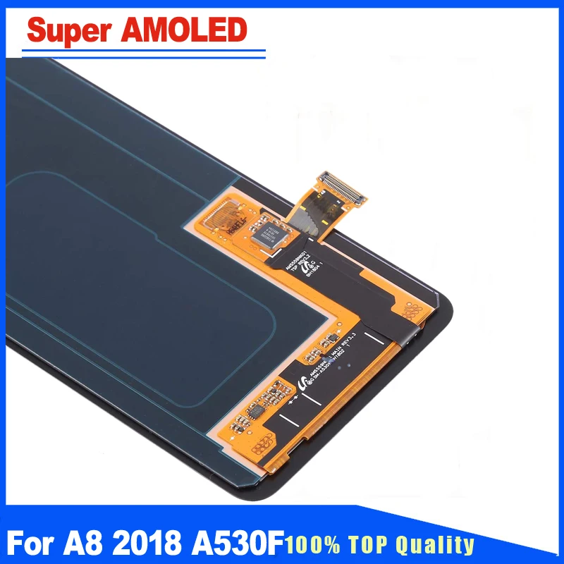 Для Samsung Galaxy A8 2018 SM-A530 A530F A530DS A530N Super AMOLED ЖК дисплей с сенсорный экран Полное