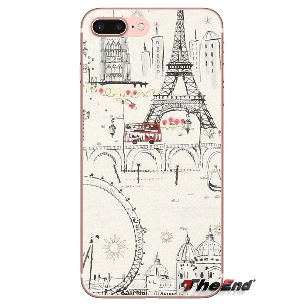 Mobile Phone Case Colorful Balloons Paris Eiffel tower For Samsung Galaxy J1 J2 J3 J4 J5 J6 J7 J8 Plus 2018 Prime 2015 2016 2017 |