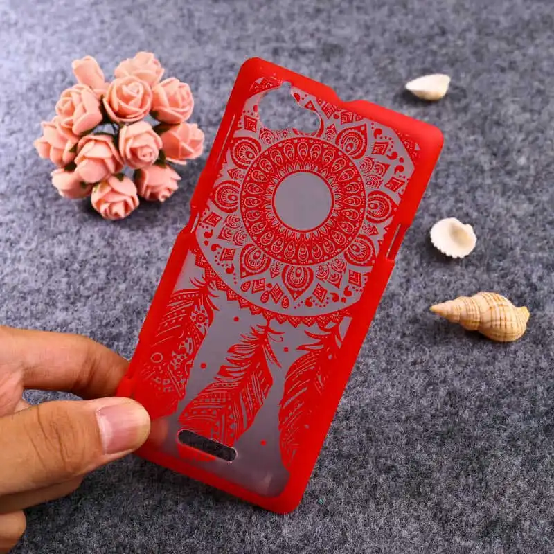 Чехлы для мобильных телефонов TAOYUNXI для sony Xperia C S39h Z1 Compact Mini C2305 L S36h C2105 C2014 D5503 чехол с цветком - Цвет: D Red
