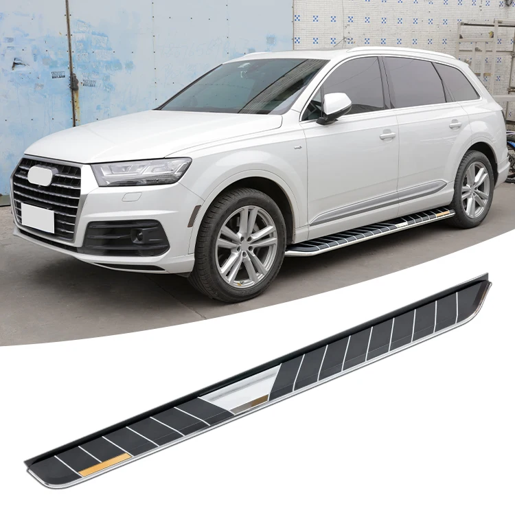 Новый дизайн алюминия подходит для Audi Q7 2016 2017 2018 2019 2020 Беговая доска боковая