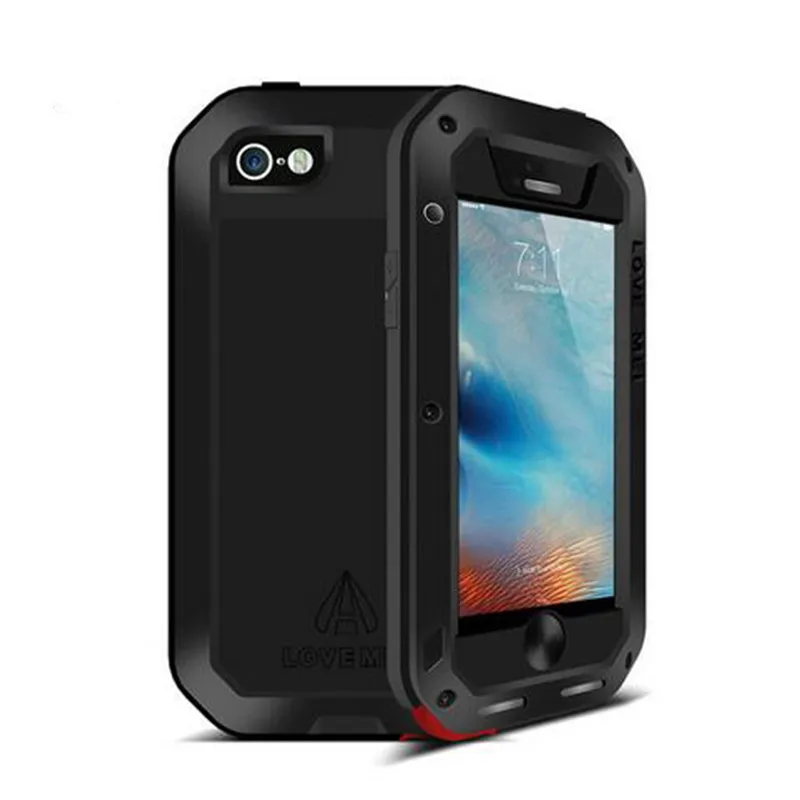 Алюминиевый Чехол для Apple iPhone 8 7 Plus ударопрочный водонепроницаемый металлический