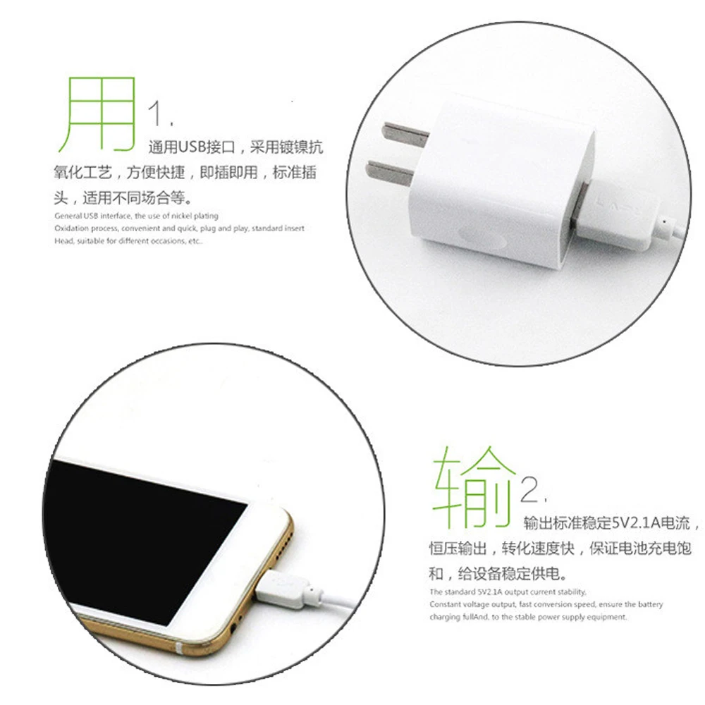 50pcs Quick Charge US plug Adapter USB Wall Charger Mobile phone charger for iph 6 7 Xiaomi /Huawei | Мобильные телефоны и