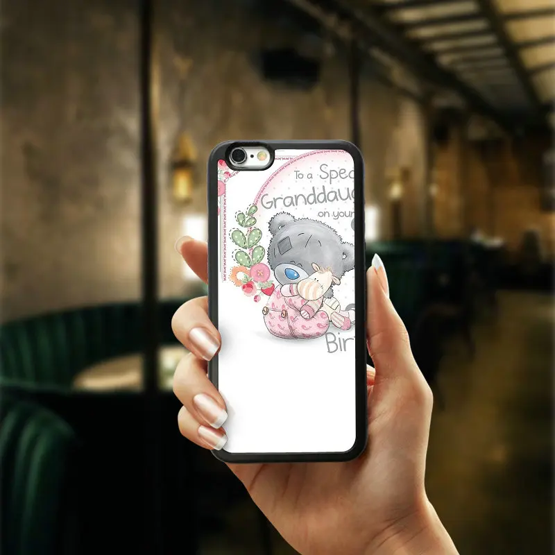 Hot Teddy Me To You Bear Mobile Phone Case for iphone 6 PC TPU Hard Plastic Back Cover Anti-knock 4.7 inch Shell Bag |