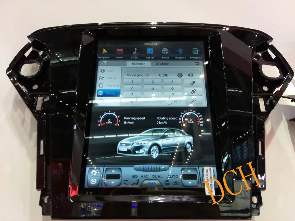 10,4 ''Tesla стиль Android 8,1 автомобильный DVD gps плеер для Ford Mondeo fusion 2007 2008 2009 2010 2011 2012 2013 PX6 CARPLAY