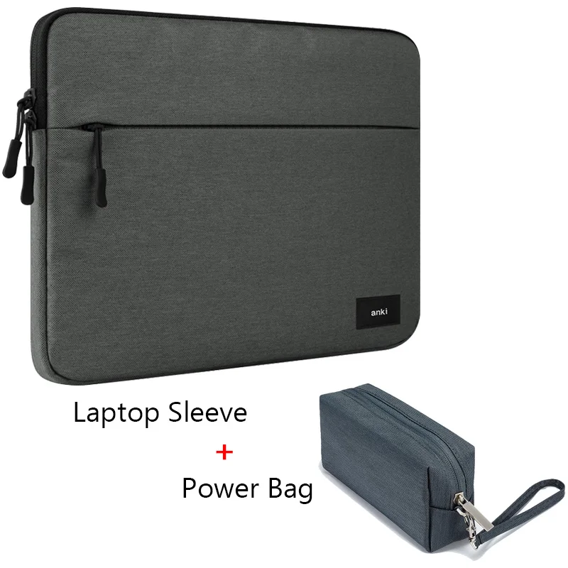 Сумка для ноутбука 15,6, 14, 13,3 для Xiaomi Mi Asus Dell hp lenovo MacBook Air Pro 13 защитный чехол для ноутбука 11,13, 15 - Цвет: Dark Grey