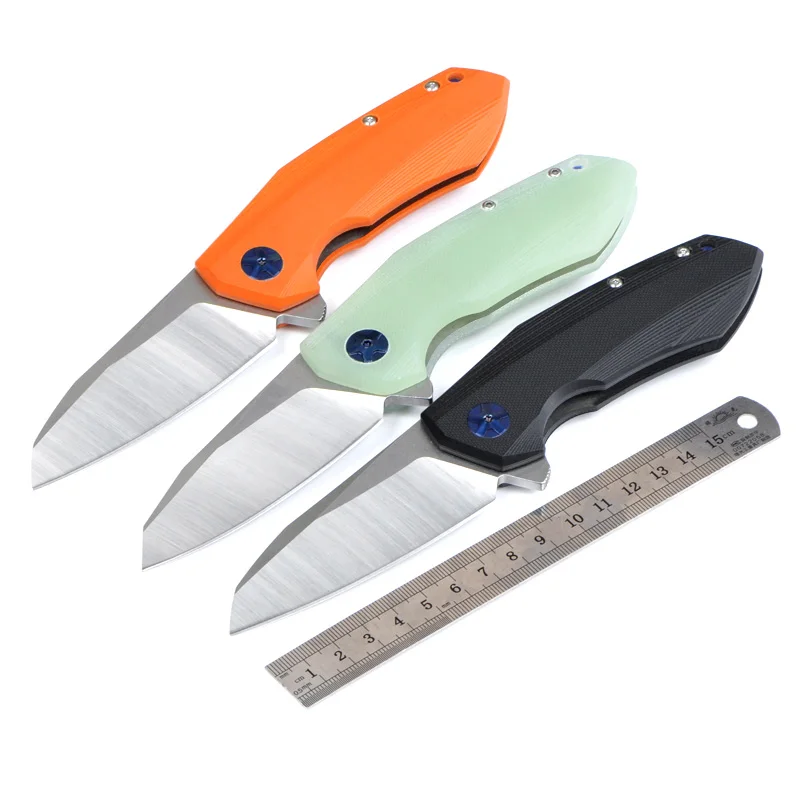 Новые 9cr18mov G10 ручка камень стирки тактический складной Ножи шарикоподшипник