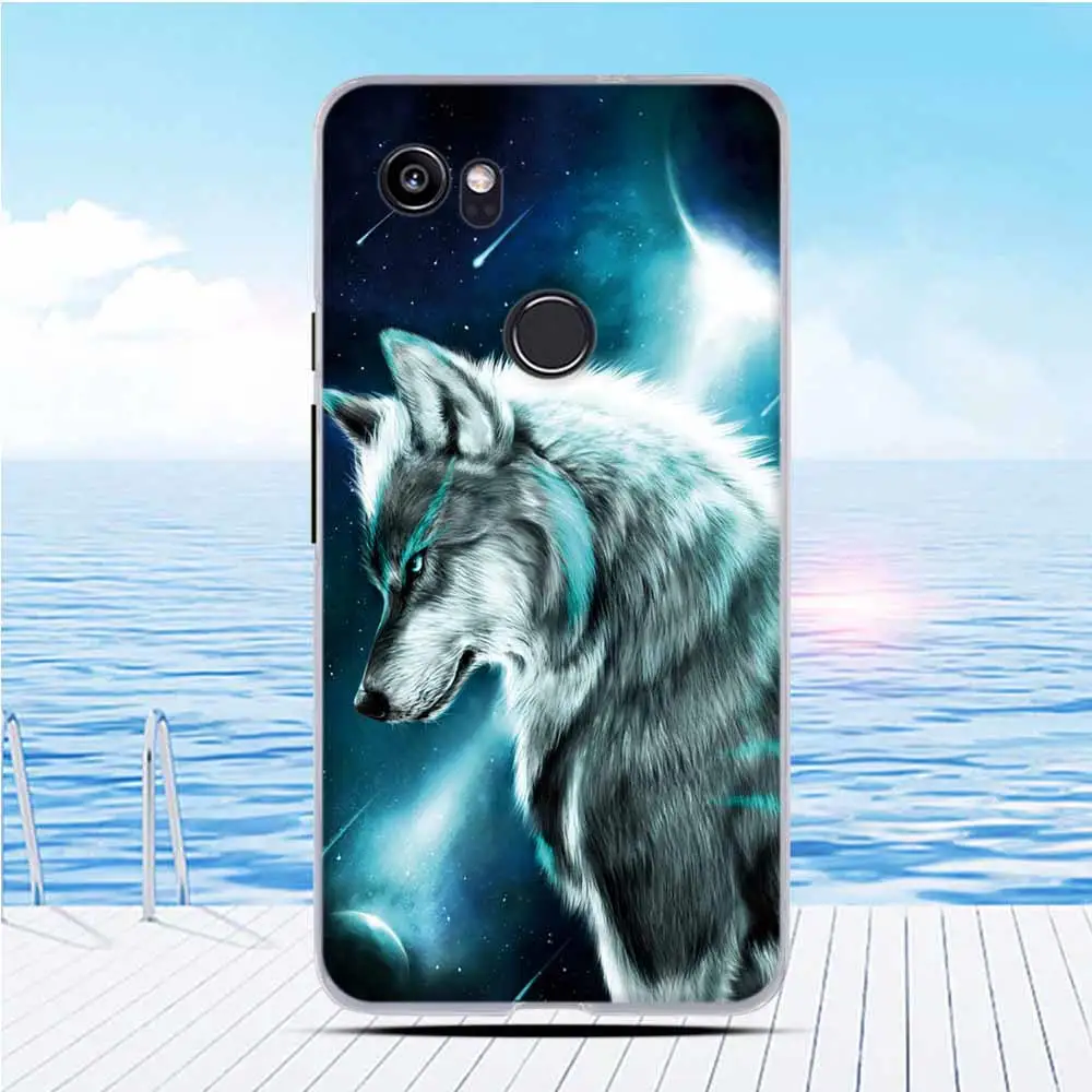 Чехол для Google Pixel 2XL 2 XL силиконовый мягкий чехол из ТПУ с животными и цветами |