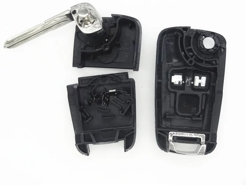 AUTEWODE 2 кнопки складной чехол для ключей с дистанционным управлением подходит