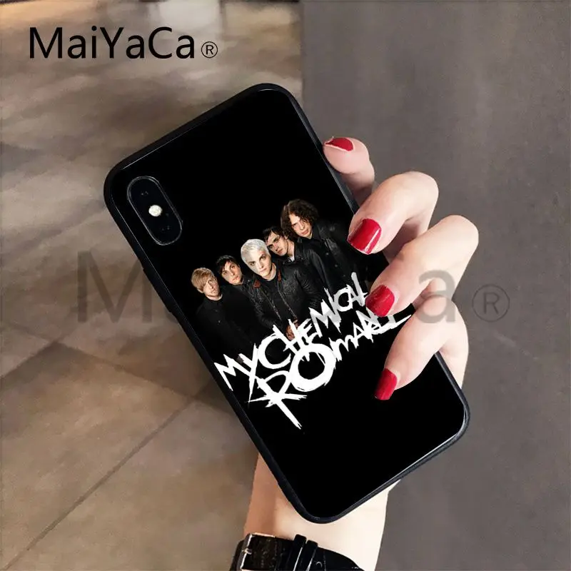 MaiYaCa My Chemical Romance Ультратонкий чехол для телефона с мультяшным рисунком для iphone 8 8 plus и 7 7 plus 6s 6s Plus 6 6 plus 5s - Цвет: 3
