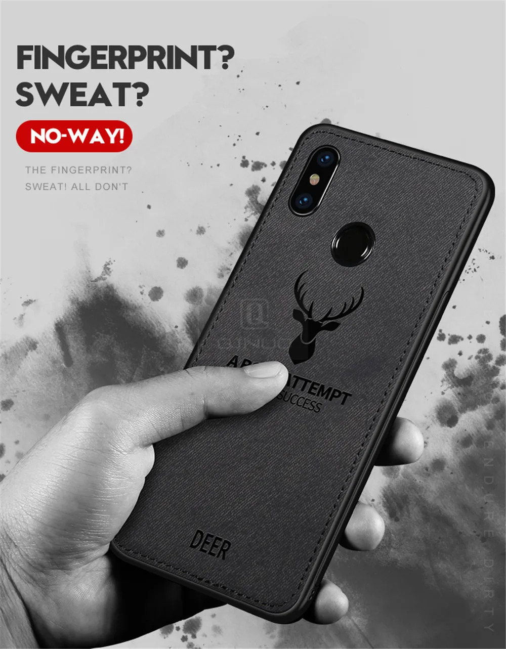 Чехол для телефона для Xiaomi mi Mix 2S Max 2 3 Pocophone F1 Play Red mi Note 8 4 4X5 6 7 Pro Бэтмен олень Ткань Текстиль противоударный чехол