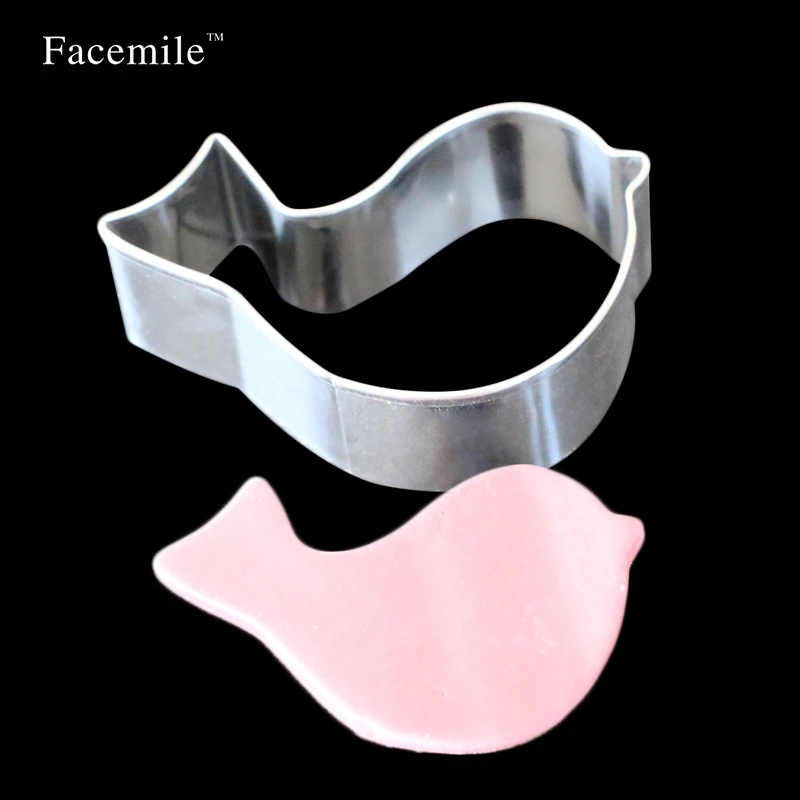 Формочка для печенья с птицами лица на Рождество день рождения свадьбу праздник