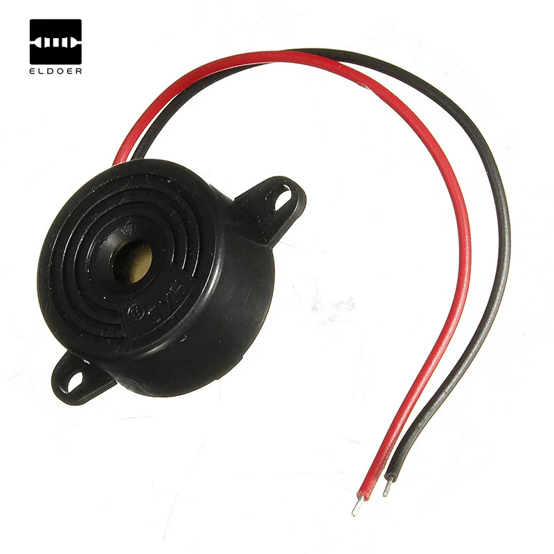 Горячая Распродажа прочный электронный звуковой сигнал 3 24 В пьезо 95 дБ