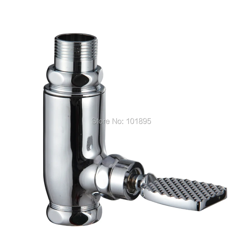 

L16703 латунный Педальный прижимной клапан типа Squat Pan Flush Valve