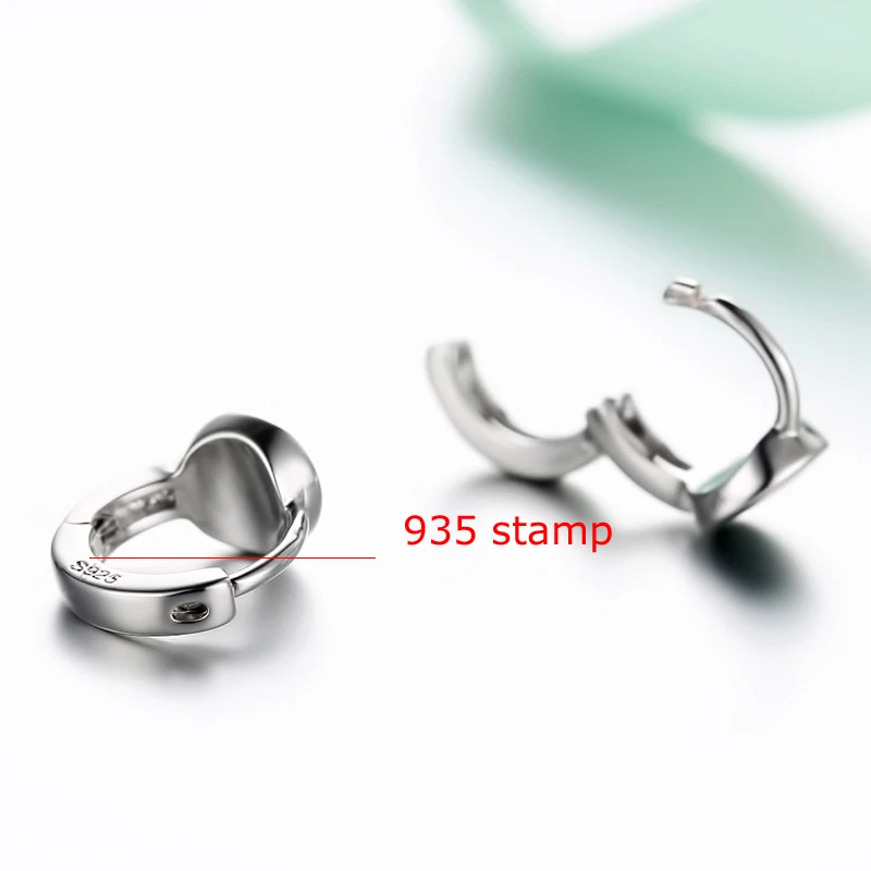 Серьги кольца из серебра 925 пробы с черными пятнами|silver hoop earrings|hoop earringshoop earrings black |