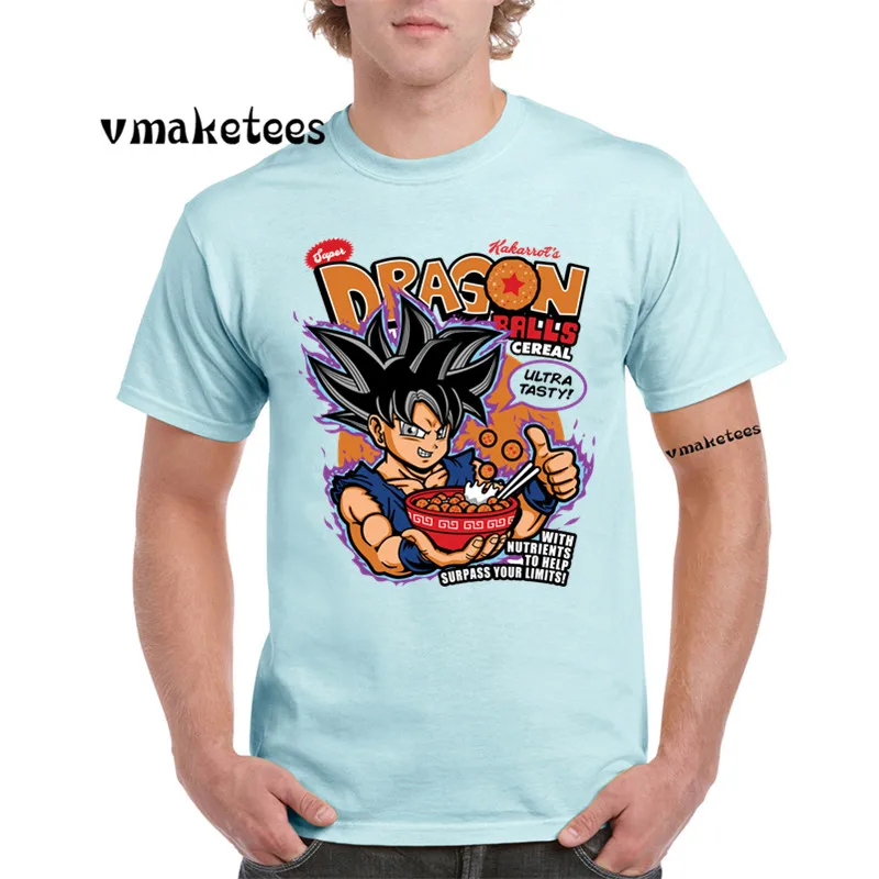 Dragon Ball Z GT Супер Saiyan Сон Гоку Вегета аниме футболка с коротким рукавом o-образным