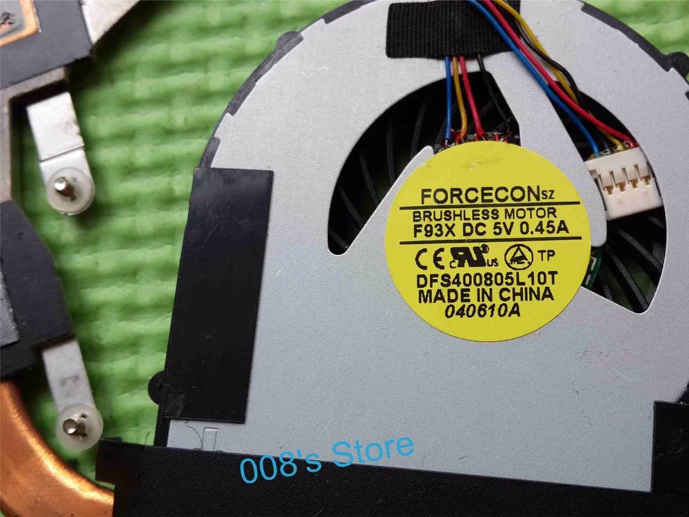 Кулер для процессора ноутбука ACER ASPIRE ONE 721 MS2298 AO753 1830 1830T DFS400805L10T F93X 60.4HU02.001|cooler