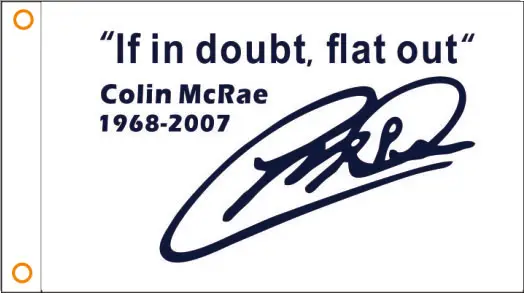 Флаг автомобиля под заказ флаг colin mcrae баннер 3x5 футов 100% полиэстер 01|shipper| |