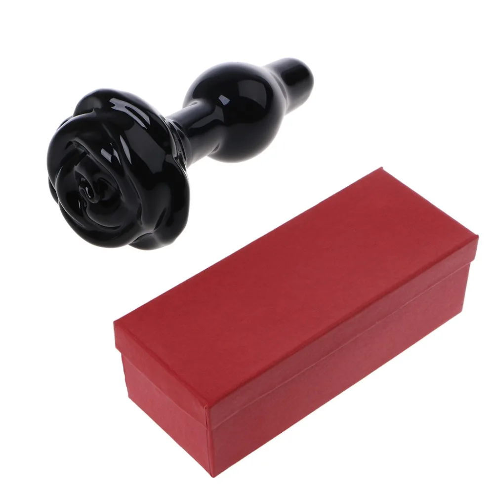 Анальная пробка с кристаллами гипоаллергенная игрушка для женщин и мужчин