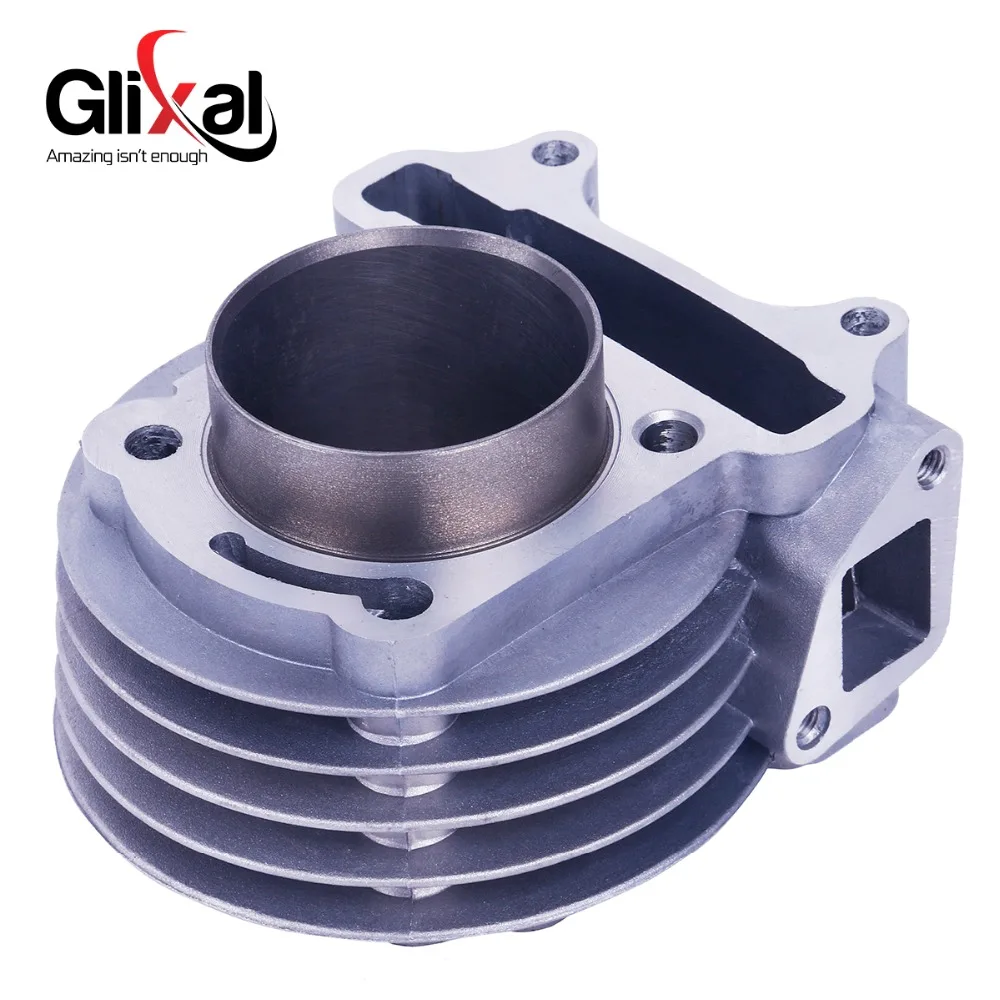 Glixal GY6 80cc 47 мм самокат Ремонтный комплект большой диаметр цилиндра комплект с головкой цилиндра в сборе 139QMB 1P39QMB Мопед ATV Go-Kart UTV