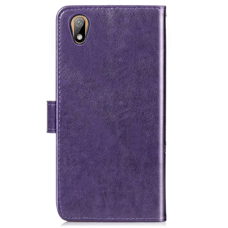 Флип чехол для Huawei Y5 2019 Роскошный кошелек из искусственной кожи задняя крышка