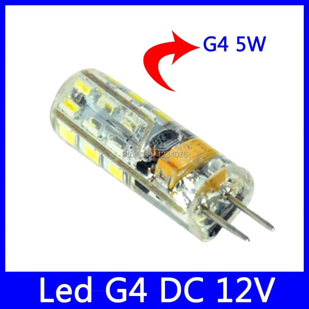 Горячая Распродажа DC 12v g4 Led SMD3014 3w 5w 6w Светодиодная лампа заменяемая 30w галогенная