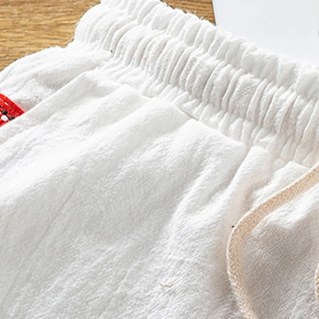 Мужские шорты нижнее белье чистых тонов из хлопка с несколькими карманами 2019 |