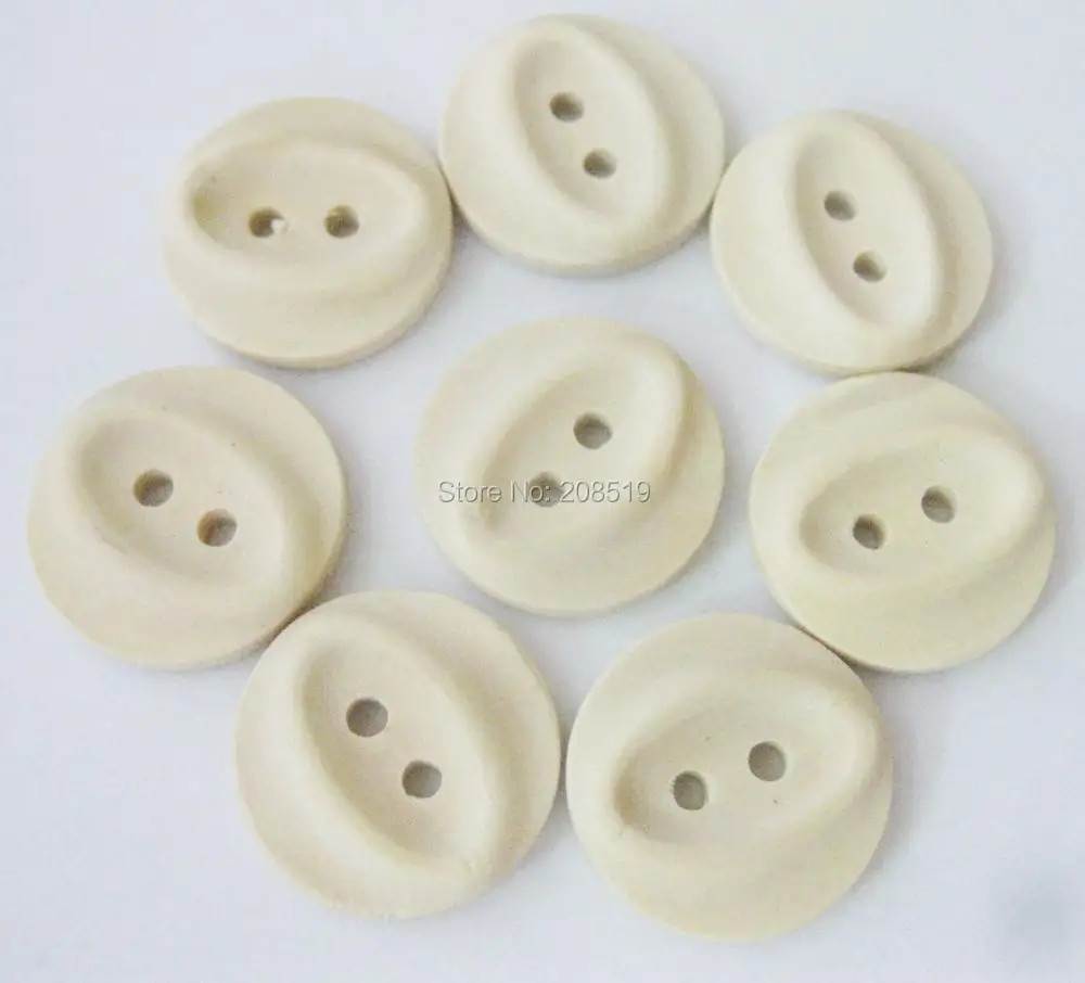 

WBNVEG 18MM Apparel Buttons Wood Engraved 30Pcs Garment Sewing Accessories