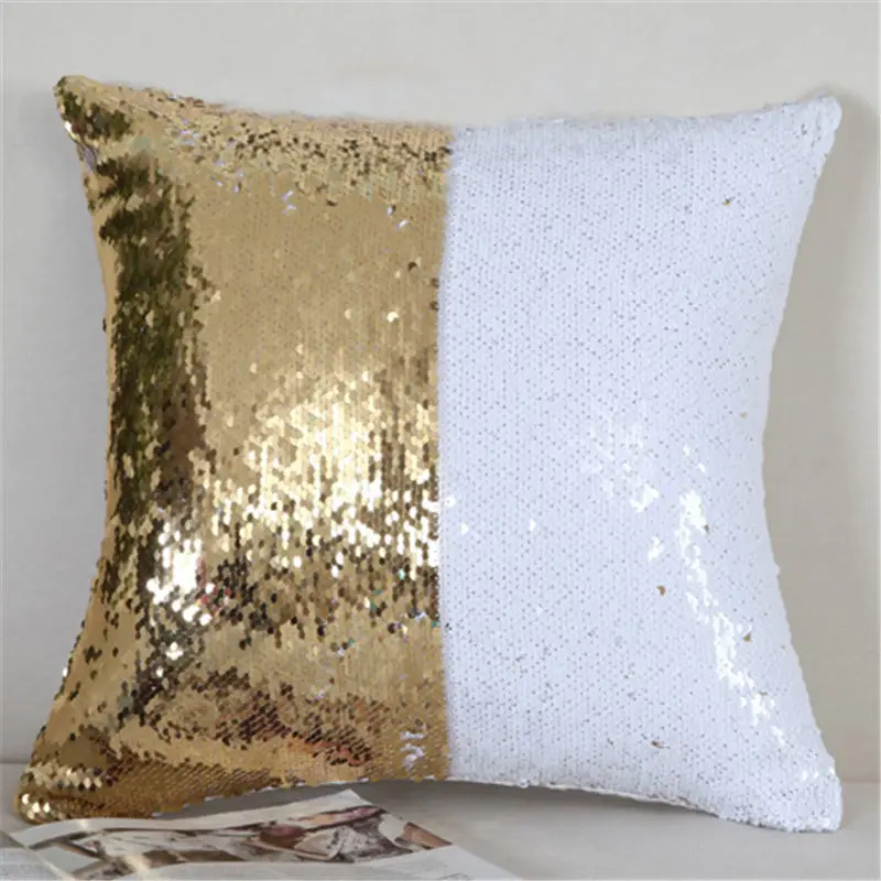 

Чехол для подушки IURGNAIJ, блестки, двухсторонний, 40x40 см
