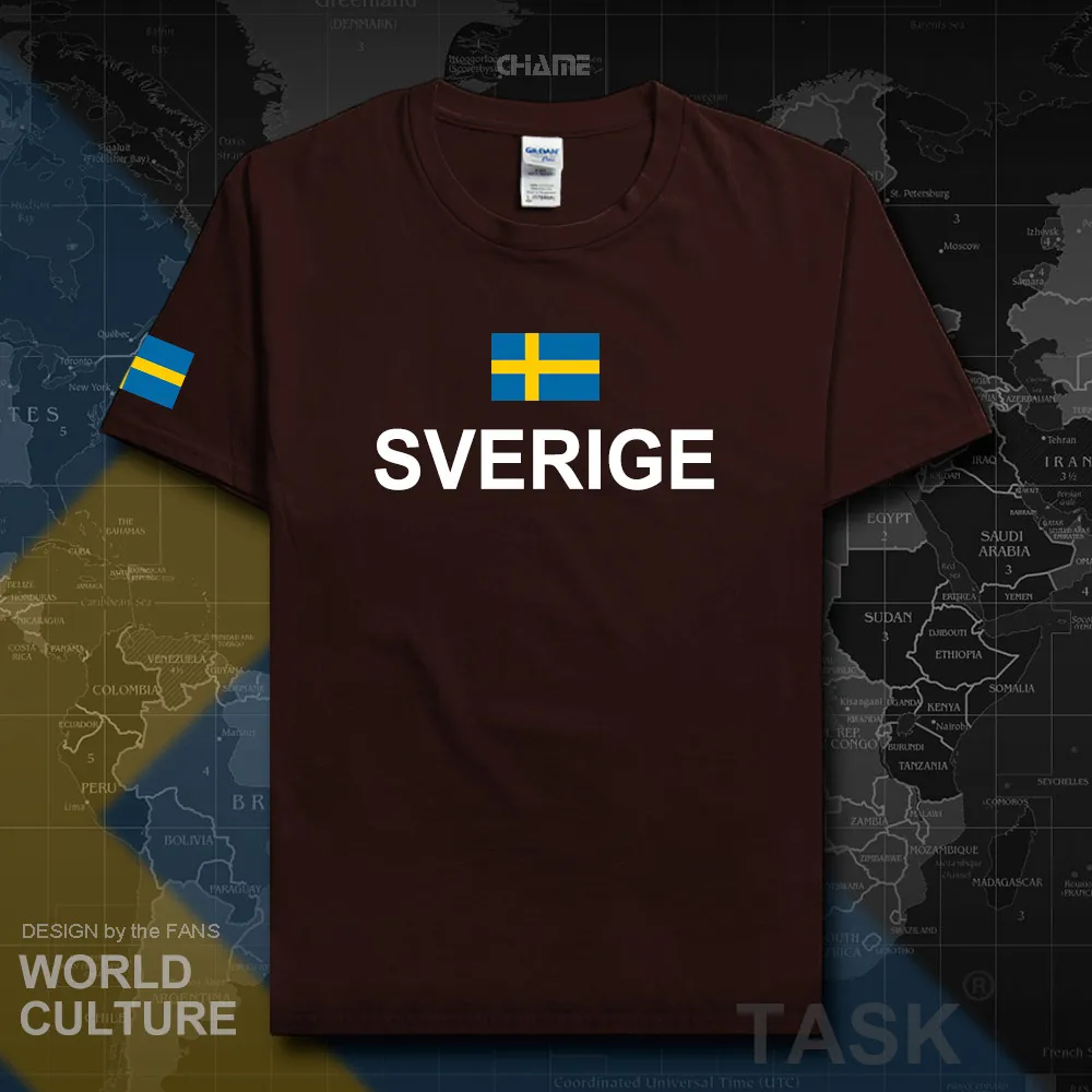 Шведские футболки Sverige man футболка шведская Swede 2017 с трикотажной командой сборная