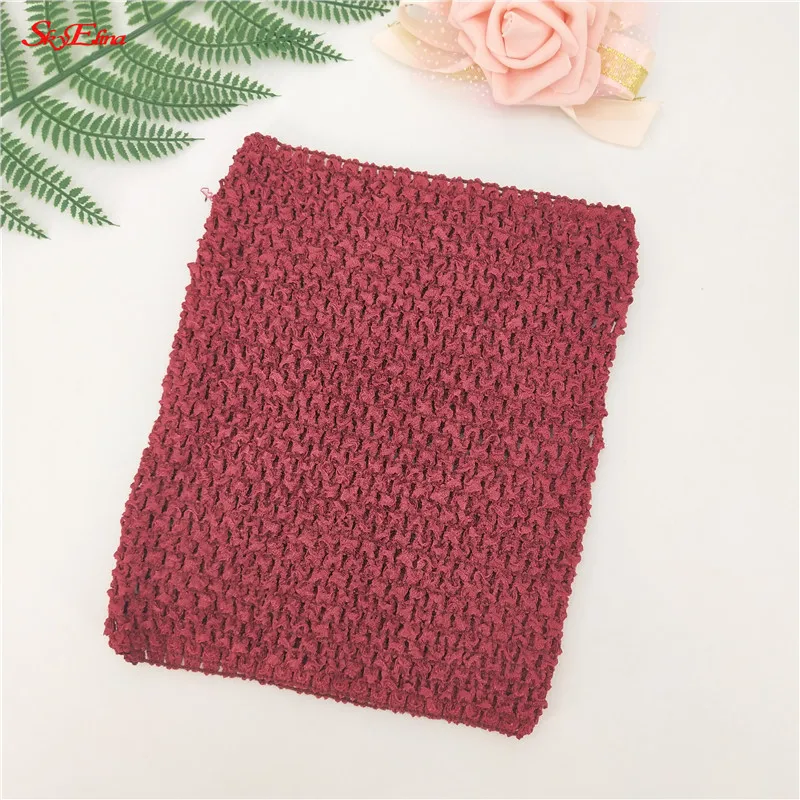 15*15 см вязаные крючком топы DIY Тюль катушка вязаная эластичная ткань вязание