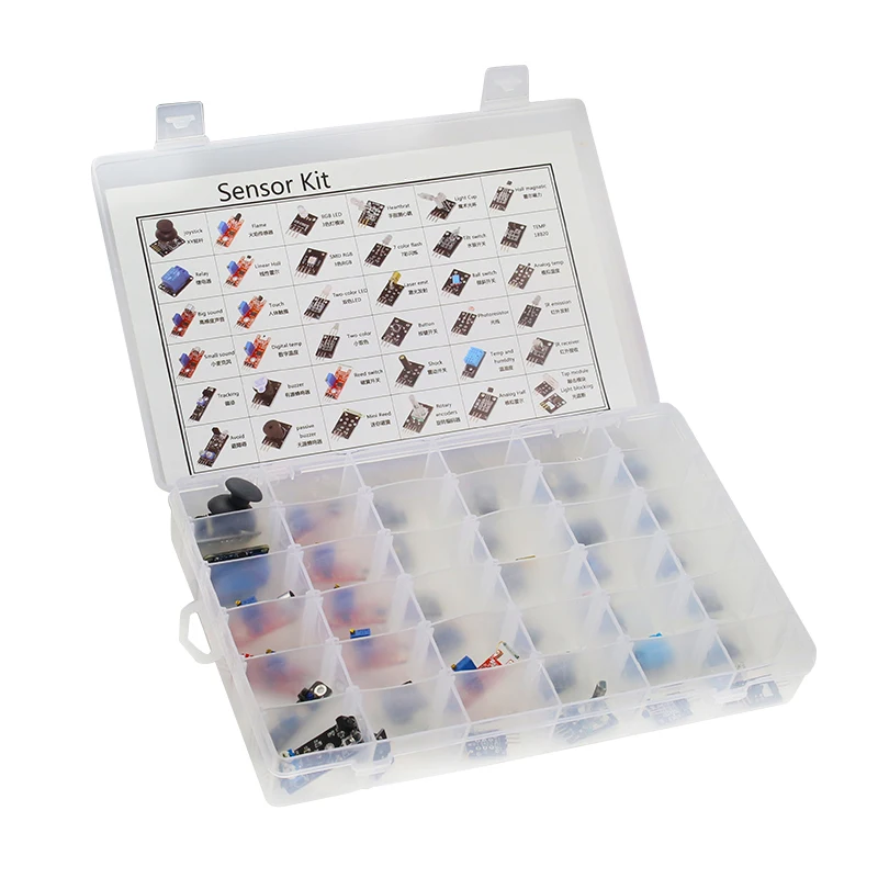 Стартовый набор 37 в 1 для UNO R3 MEGA 2560 Raspberry Pi 4 Arduino + розничная коробка|kit for arduino|kit kitskit