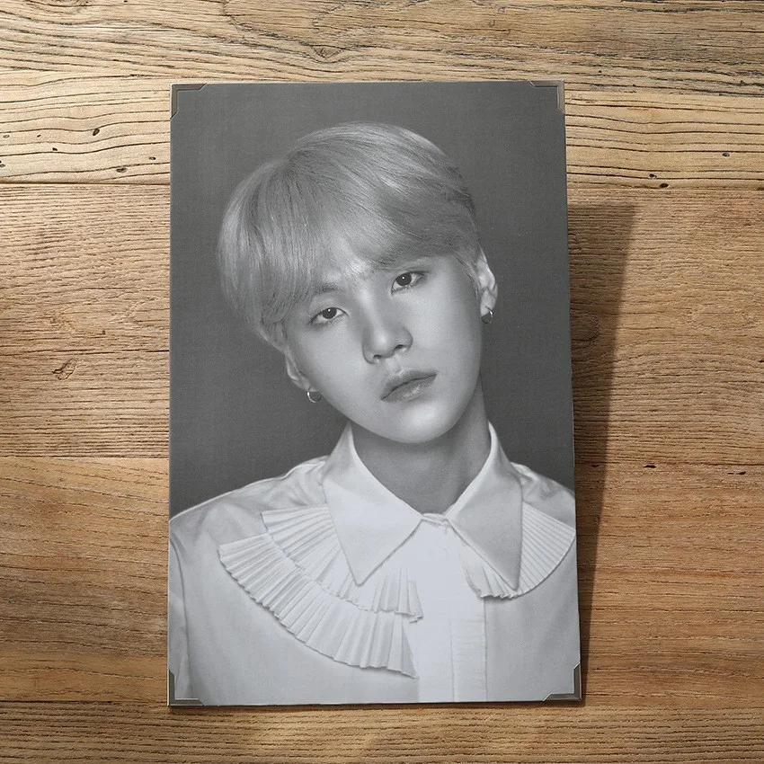 SUGA Альбом Kpop Bangtan для мальчиков, официальный, тот же параграф, фоторамка, картина, коллекционеры, издание Periphery JUNGKOOK V SUGA - Цвет: SUGA