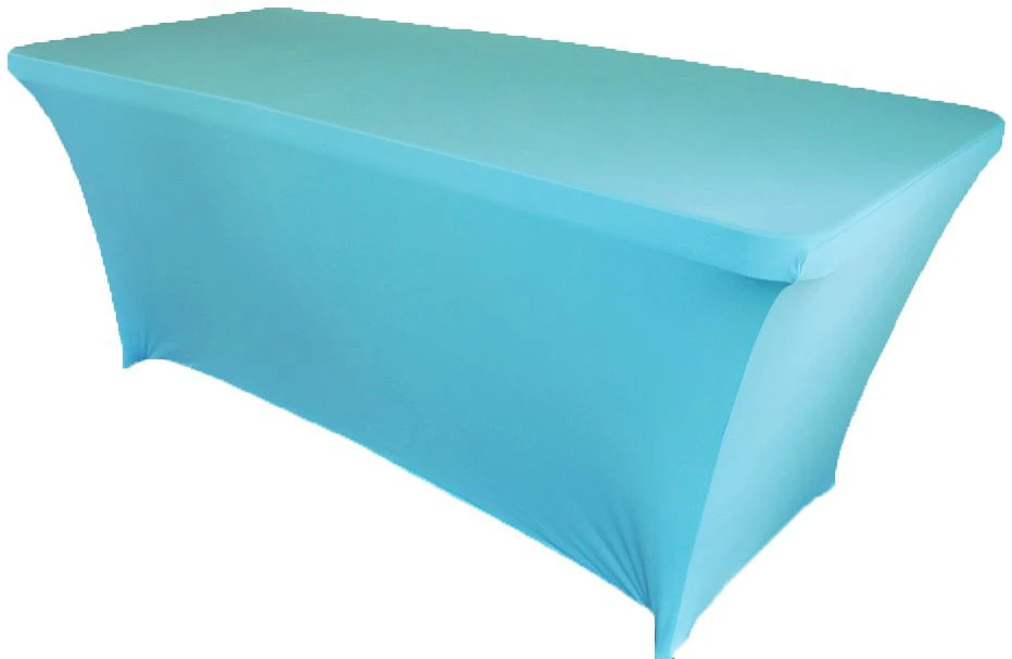 10 шт Прямоугольные стрейч спандекс покрытие стола эластичная лайкра скатерти