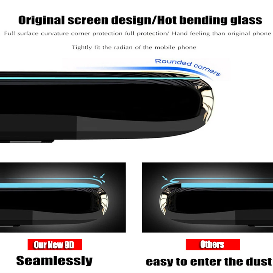 Wolfpsych 9D с закругленными углами и полным Клей закаленное Стекло для samsung Galaxy A6 плюс