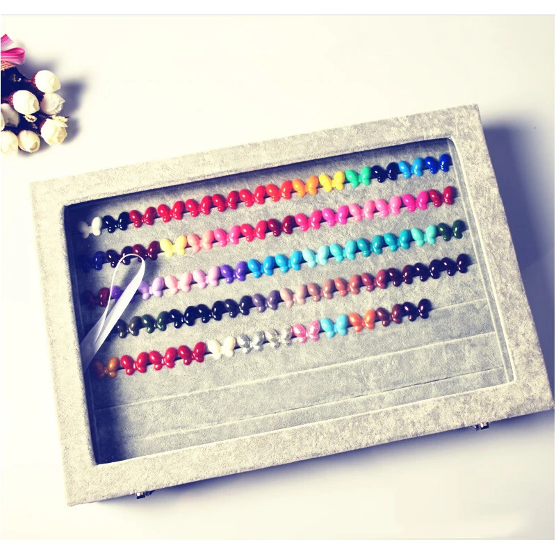 Профессиональная высококачественная Палитра для маникюра без покрытия цветная