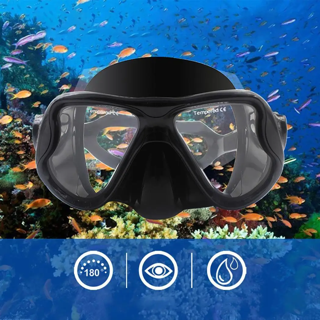 Маска для дайвинга Scuba aqualung оптические линзы близорукости силиконовые очки