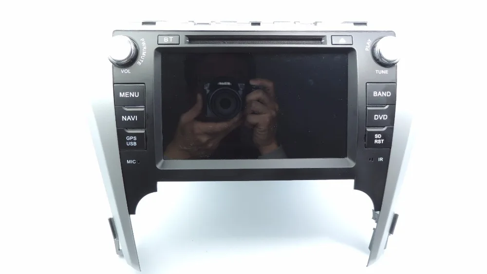 Автомагнитола YOKOTRON с 8 &quotсенсорным экраном Android 4 DVD для Toyota Camry 2012 2014 + GPS|android mp4|gps