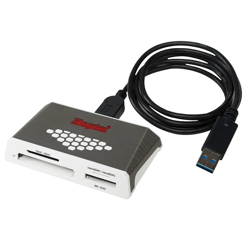 Kingston Micro SD кардридер USB 3 0 медиаридер CF TF MS SDHC/SDXC карта памяти многофункциональная