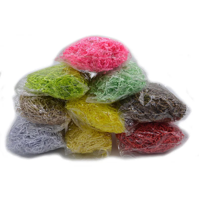 50 лампочек заполняющий материал измельченная гофрированная бумага конфетти